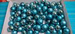 Groen / blauw kerstballen, Ophalen of Verzenden, Zo goed als nieuw