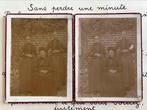 Twee oude foto’s op karton - Drie dames, Verzamelen, Foto's en Prenten, Gebruikt, Foto, Ophalen of Verzenden, Voor 1940