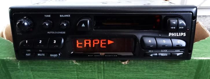 Autoradio cassette Philips (ook bandjes spelen ook prima), Auto diversen, Autoradio's, Gebruikt, Ophalen of Verzenden