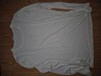 Shirt lange mouw, Wit, Maat 42/44 (L), Ophalen of Verzenden, Zo goed als nieuw
