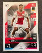Topps MA EXTRA 22/23    SQUAD UPDATE    RENSCH    AFC AJAX, Hobby en Vrije tijd, Stickers en Plaatjes, Verzenden, Zo goed als nieuw