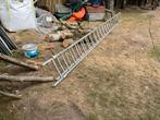 Ladder 2 delig aluminium 2x570cm circa 10mtr werkhoogte, Doe-het-zelf en Verbouw, Ophalen, 4 meter of meer