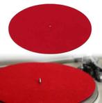 anti slip mat voor platenspelers / rood 30 cm - € 5,00 op=op, Ophalen of Verzenden, Nieuw, Platenspeler-onderdeel, Overige merken