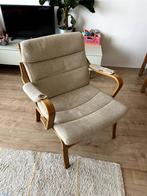 Vintage loungestoelen (2x), Huis en Inrichting, Twee, Gebruikt, Vintage, Bruin