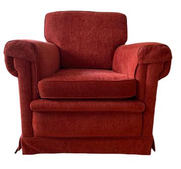 Schitterende design fauteuil in prachtige warme kleur