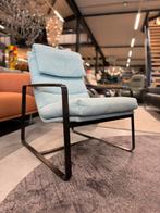 Nieuw Leolux Indra Fauteuil Cuzco Blauw stof Design stoel