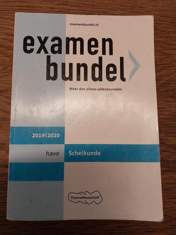 Scheikunde havo examenbundel 2019-2020 beschikbaar voor biedingen