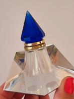 Vintage 80's glas kristal parfum bottle, Ophalen of Verzenden