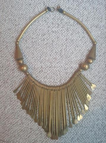 Antiek Statement Ketting messing beschikbaar voor biedingen