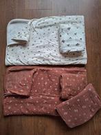 Baby deken, aankleedkussenhoes & hydrofiele doek set, Ophalen of Verzenden, Gebruikt