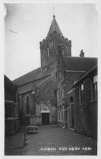JL900 Fotokaart vd List Muiden NH Kerk 1935, Verzamelen, Ansichtkaarten | Nederland, Verzenden, 1920 tot 1940, Ongelopen, Noord-Brabant
