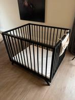 Zwarte baby box incl. Matras en Jolein organizer, Kinderen en Baby's, Ophalen, Gebruikt