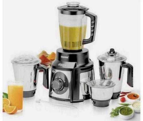 1000W SET 5-in-1 Mixer Blender Juicer 1.5L + bekers rvs, Witgoed en Apparatuur, Keukenmixers, Nieuw, 1 tot 2 liter, 3 snelheden of meer