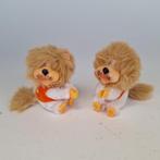 2x Knijp knuffeltje leeuw oranje voetbal, Ophalen of Verzenden, Zo goed als nieuw, Overige typen