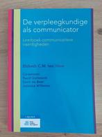 De verpleegkundige als communicator, Boeken, Studieboeken en Cursussen, Ophalen of Verzenden, Beta, Zo goed als nieuw, HBO