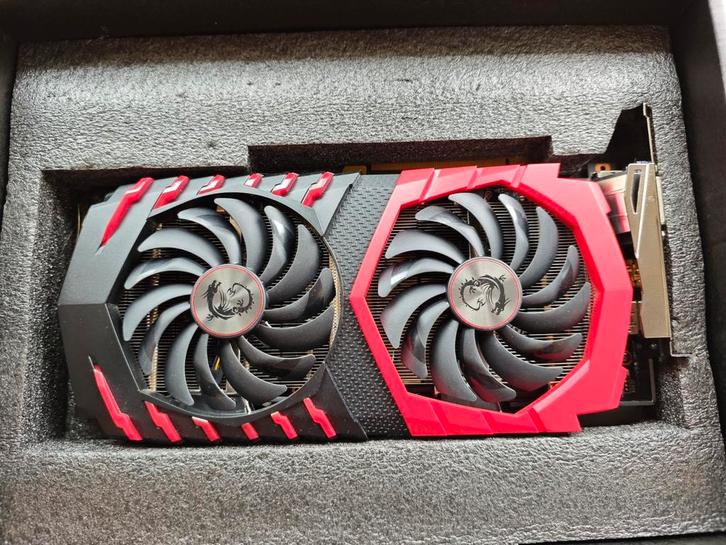 MSI GeForce GTX 1060 Gaming X 6GB - Weinig gebruikt, Computers en Software, Videokaarten, Zo goed als nieuw, Nvidia, PCI-Express 3.0