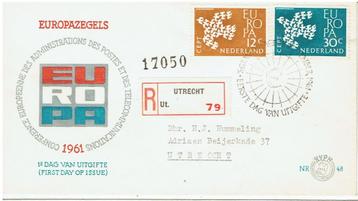 Nederland 1961 EUROPA E48 Aant. UTRECHT beschikbaar voor biedingen