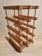 Houten wijnrek, Ophalen of Verzenden, Gebruikt, Hout, Minder dan 50 cm