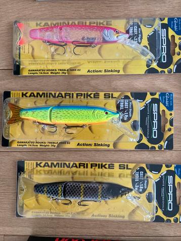 3 SPRO Kaminari Pike beschikbaar voor biedingen