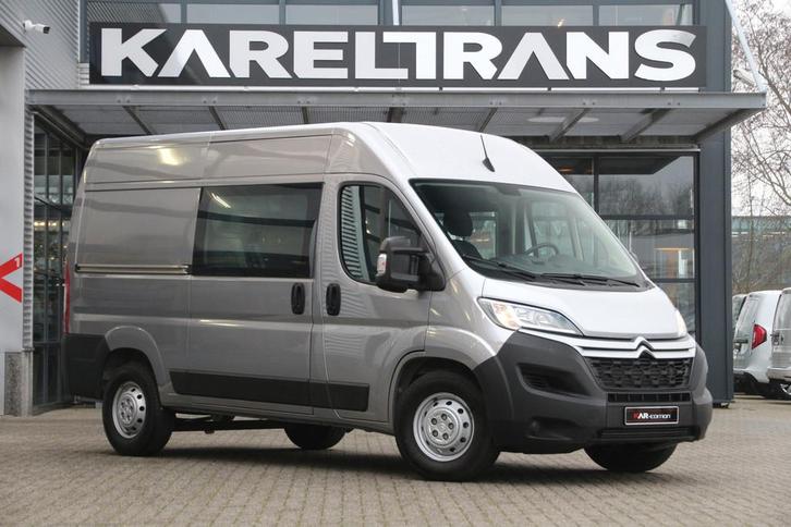 Citroën Jumper 2.2 BlueHDi 140 | DC | L2H2 | 3t trekgewicht, Auto's, Bestelauto's, Bedrijf, Te koop, ABS, Achteruitrijcamera, Airconditioning