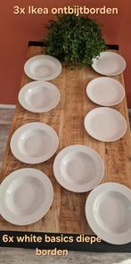 6 stuks diepe soep borden en 3 stuks ontbijtborden, Huis en Inrichting, Keuken | Servies, Ophalen, Zo goed als nieuw, Overige stijlen