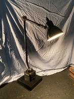 Hasco lamp industriële vintage bureau machinelamp, Huis en Inrichting, Lampen | Tafellampen, Ophalen of Verzenden, Gebruikt, Metaal