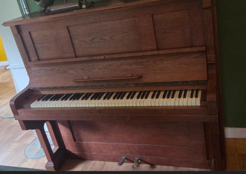 piano bruin Lauberger & Gloss, Muziek en Instrumenten, Piano's, Gebruikt, Piano, Bruin, Ophalen