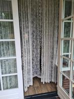 Kanten vitrage gordijnen wit, 200 cm of meer, Wit, Ophalen of Verzenden, Zo goed als nieuw