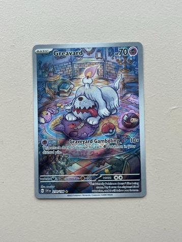 Greavard 241/198 - Scarlet and Violet - Full Art beschikbaar voor biedingen