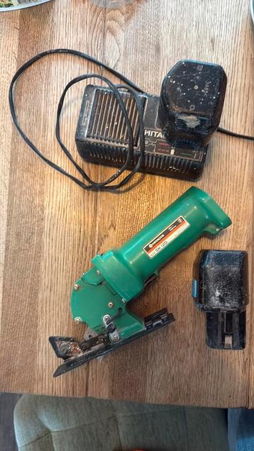 Hitachi CK12D accu stanlymes met 1 werkende accu en lader beschikbaar voor biedingen