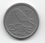 Noorwegen 25 øre 1963 KM# 407, Verzenden, Overige landen, Losse munt