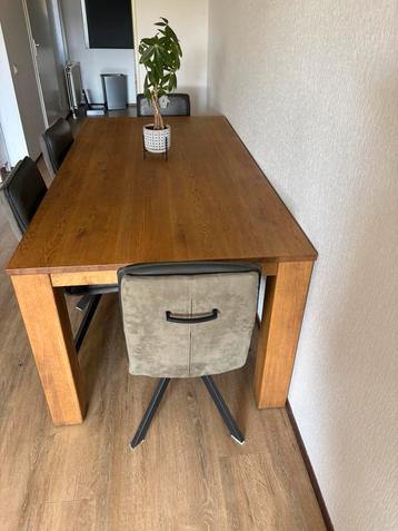 Eettafel eiken 220x100 beschikbaar voor biedingen