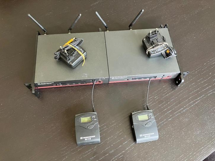 Sennheiser EM100 & SK100G3 blok"B” belt zender & ontvanger, Muziek en Instrumenten, Microfoons, Gebruikt, Overige typen, Draadloos