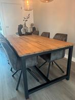 Tafel oud teakhout, Huis en Inrichting, Tafels | Eettafels, Ophalen, 100 tot 150 cm, Teakhout, 200 cm of meer