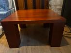 Kersenhouten salontafel, Huis en Inrichting, Tafels | Salontafels, Ophalen, Gebruikt, 50 tot 100 cm, Vierkant