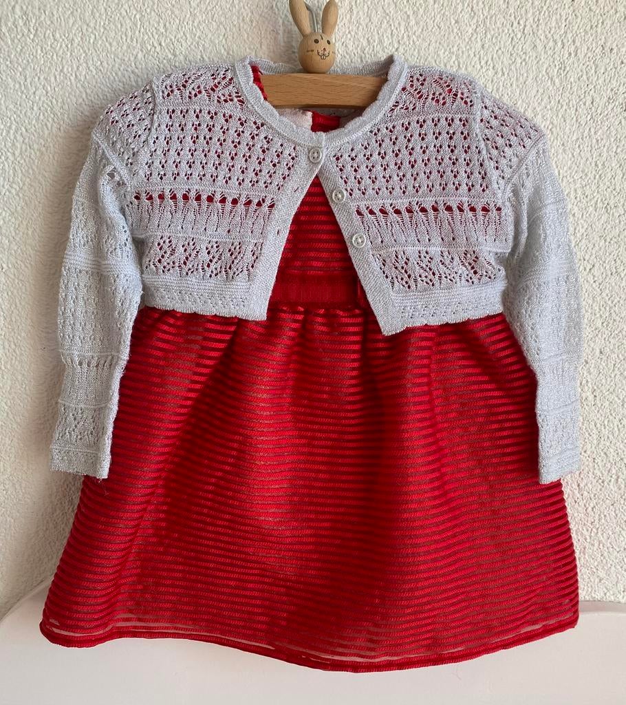 Setje van United colors of Benneton maat 68, Kinderen en Baby's, Babykleding | Maat 68, Zo goed als nieuw, Meisje, Jurkje of Rokje