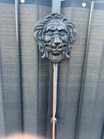 Gietijzeren Leeuwenkop Spuwers, Tuin en Terras, Ophalen, Gebruikt, Metaal, Dierenbeeld