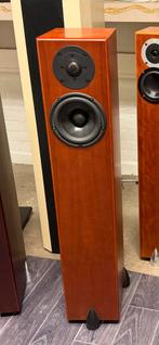 Totem Hawk Cherry Speakers met Zwarte Claws, Audio, Tv en Foto, Luidsprekers, Zo goed als nieuw, 60 tot 120 watt, Front, Rear of Stereo speakers