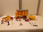 Playmobil bouwvakkers met schaftkeet, Ophalen of Verzenden, Gebruikt