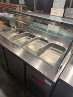 Gebruikte Saladette Koelwerkbank met Glazen Opbouw, Ophalen of Verzenden, Gebruikt