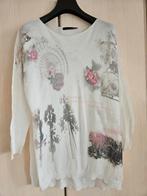 La Comte Trui Maat 40 Pasteltinten Katoen, Kleding | Dames, Wit, Ophalen of Verzenden, Lange mouw, Gedragen