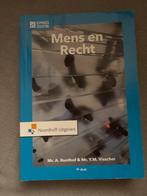 Mensen en Recht - 9e druk - Zo goed als nieuw, Ophalen of Verzenden, Zo goed als nieuw, Overige niveaus, Overige vakken