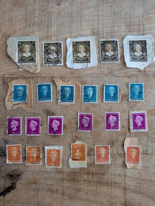 Postzegels Juliana rond 1949, Postzegels en Munten, Postzegels | Nederland, Gestempeld, Na 1940, Ophalen of Verzenden