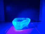 Vintage Mangaan Glas Bakje Blauw, Ophalen