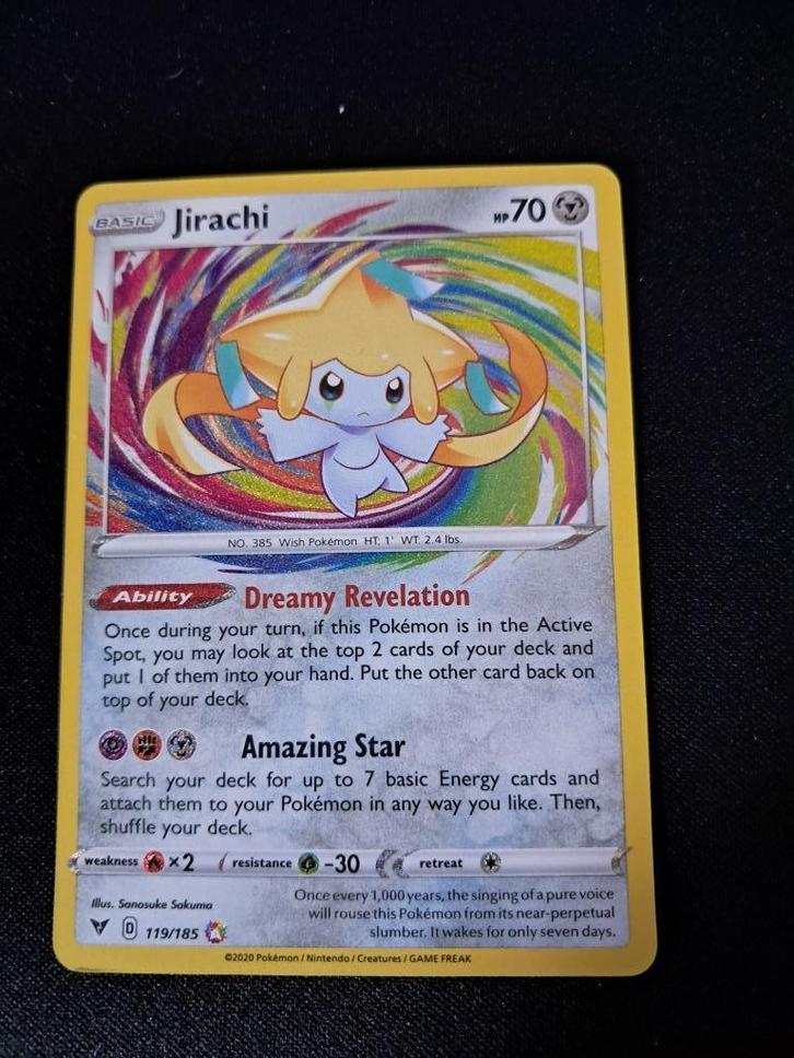 Jirachi #119, Hobby en Vrije tijd, Verzamelkaartspellen | Pokémon, Zo goed als nieuw, Losse kaart, Ophalen of Verzenden