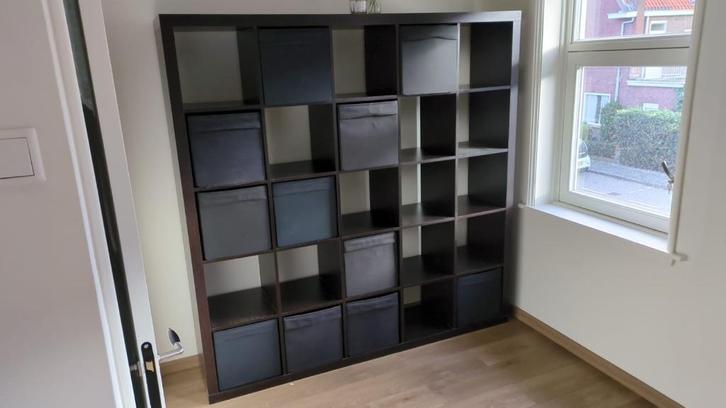 Ikea vakkenkast, Huis en Inrichting, Kasten | Boekenkasten, Gebruikt, 150 tot 200 cm, 150 tot 200 cm, 25 tot 50 cm, Overige houtsoorten