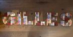 MDF Letters - Naam Gilles - Kinderkamer Decoratie, Ophalen of Verzenden, Gebruikt, Knutselwerk