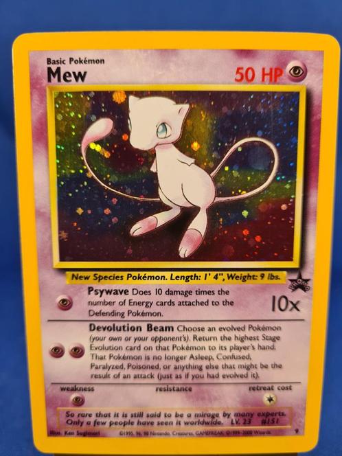 Mew 9/53 - Wizards Black Star Promos, Hobby en Vrije tijd, Verzamelkaartspellen | Pokémon, Gebruikt, Losse kaart, Verzenden