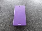 Metallic Diary for Xperia z3 / violet, Ophalen of Verzenden, Nieuw, Hoesje of Tasje