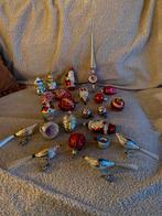 Vintage kerstballen 22 stuks en piek, Diversen, Kerst, Ophalen of Verzenden, Gebruikt